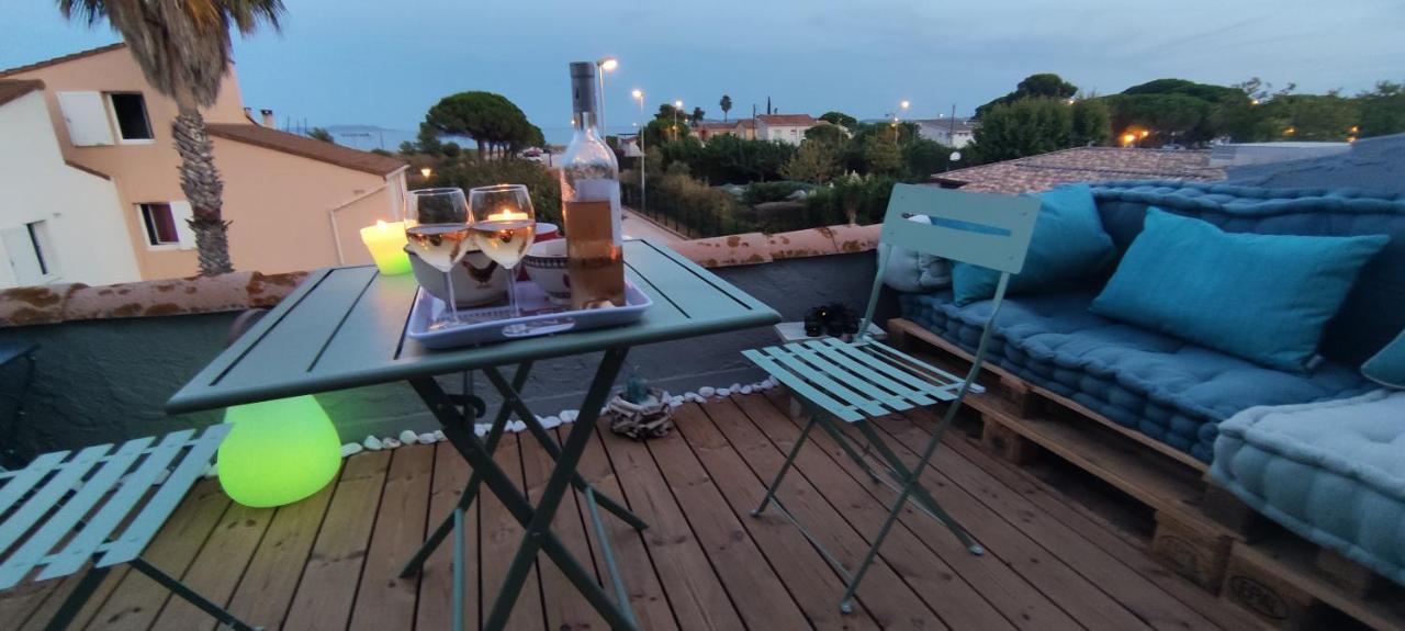 Suite Avec Tropezienne Vue Mer 히에레 외부 사진